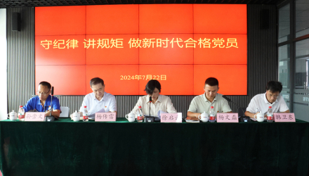 臨沂高新區龍灣電子產業社區黨委2024年7月份主題黨日活動在春光科技集團開展